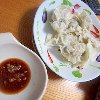 水餃子玉葱ポン酢漬け